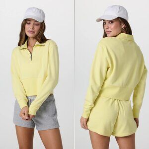 Vuori Sedona Sport Half Zip Sweatshirt size Large Sunlight Pullover